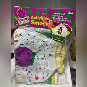 Barney Arts & Crafts Activities Smock